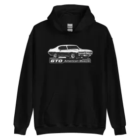 1969 GTO Hoodie Sweatshirt - American Muscle