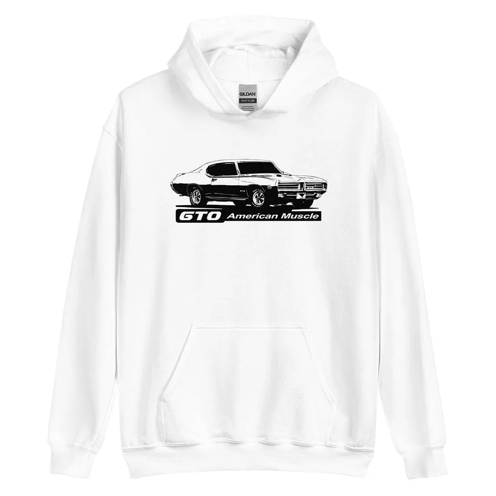 1969 GTO Hoodie Sweatshirt - American Muscle