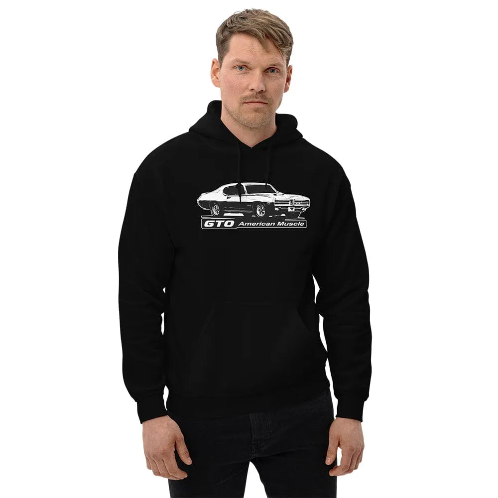 1969 GTO Hoodie Sweatshirt - American Muscle