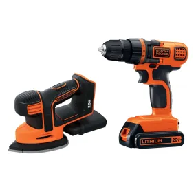 20V MAX* POWERCONNECT™ Cordless Drill | Driver & MOUSE™ Detail Sander