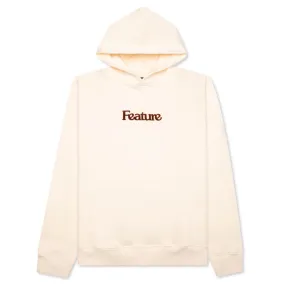 Academy Hoodie - Cannoli Cream/Gold Flame