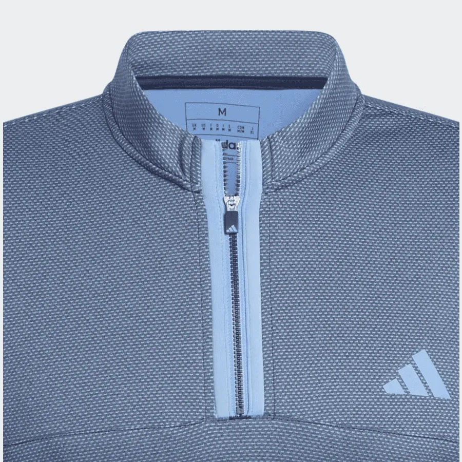 Adidas 2023 Microdot 1/4 Zip Golf Pullover - Navy