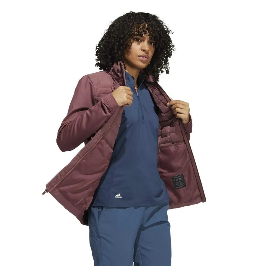 Adidas Ladies Frostguard Golf Jacket - Pink