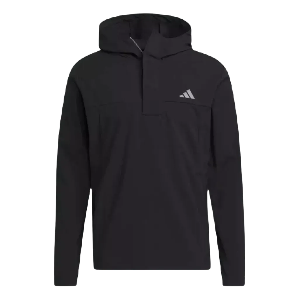 Adidas Ripstop 1/4 Zip Golf Hoodie - Black