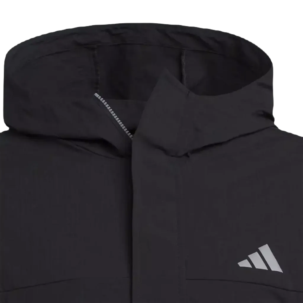 Adidas Ripstop 1/4 Zip Golf Hoodie - Black