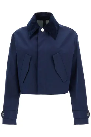 Ami Alexandre Matiussi Cropped Canvas Jacket For Women