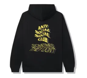 Anti Social Social Club Sometimes They Don't Hoodie Black