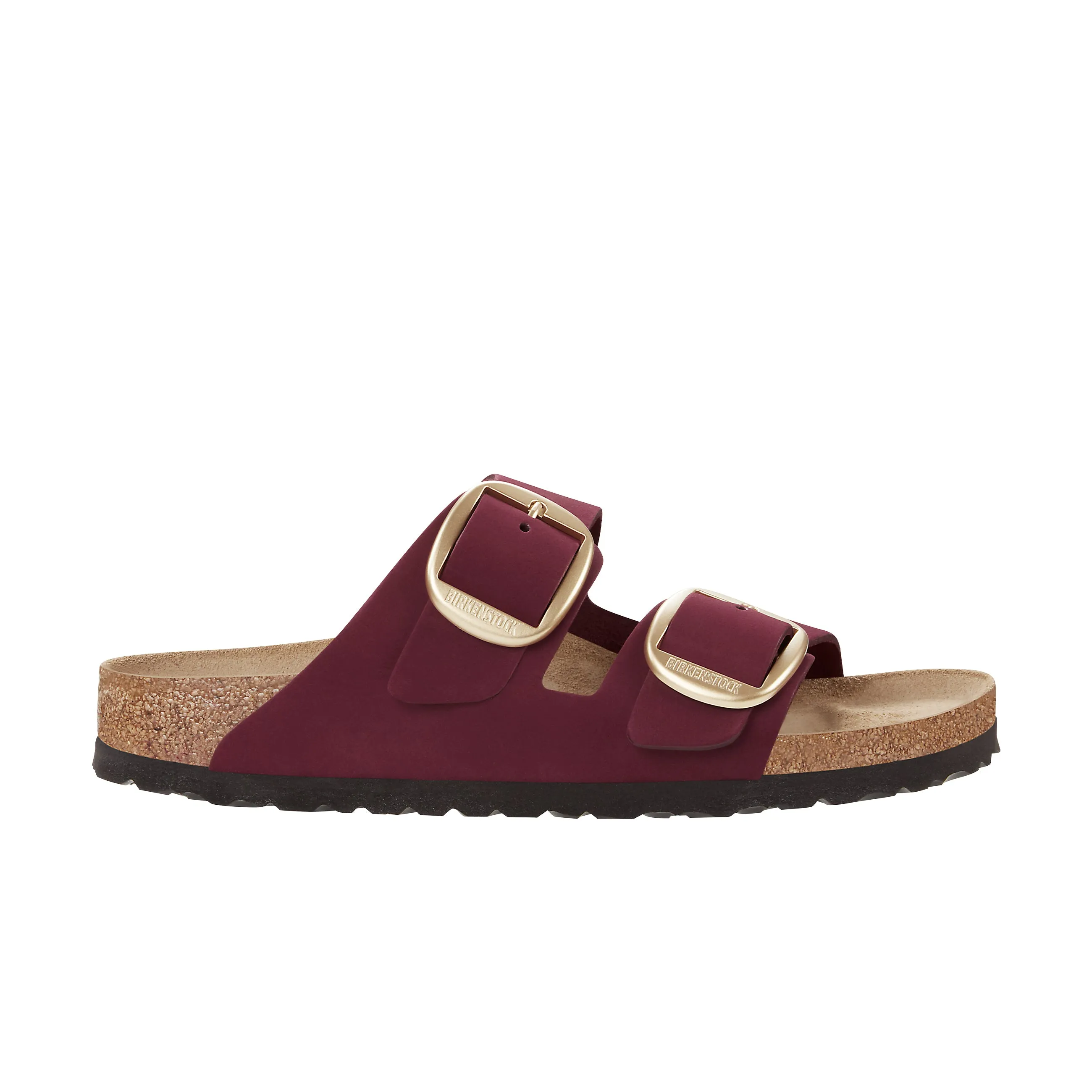 Arizona Big Buckle Maroon Nubuck Leather