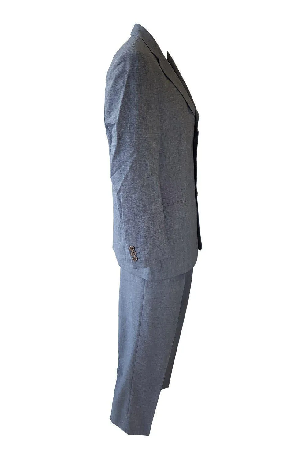 BALMAIN Vintage Men's Single Breasted Grey Suit (40)