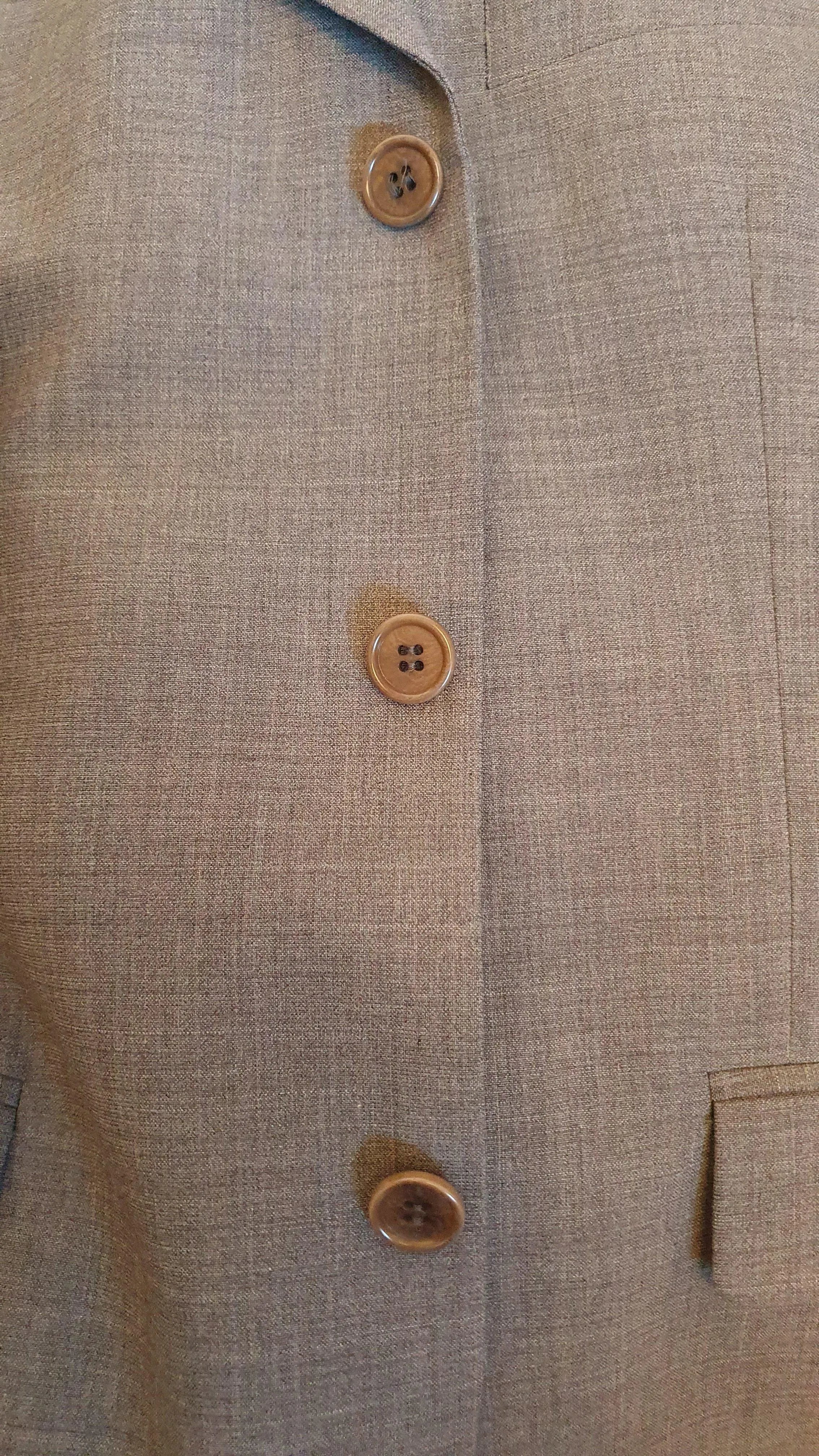 BALMAIN Vintage Men's Single Breasted Grey Suit (40)