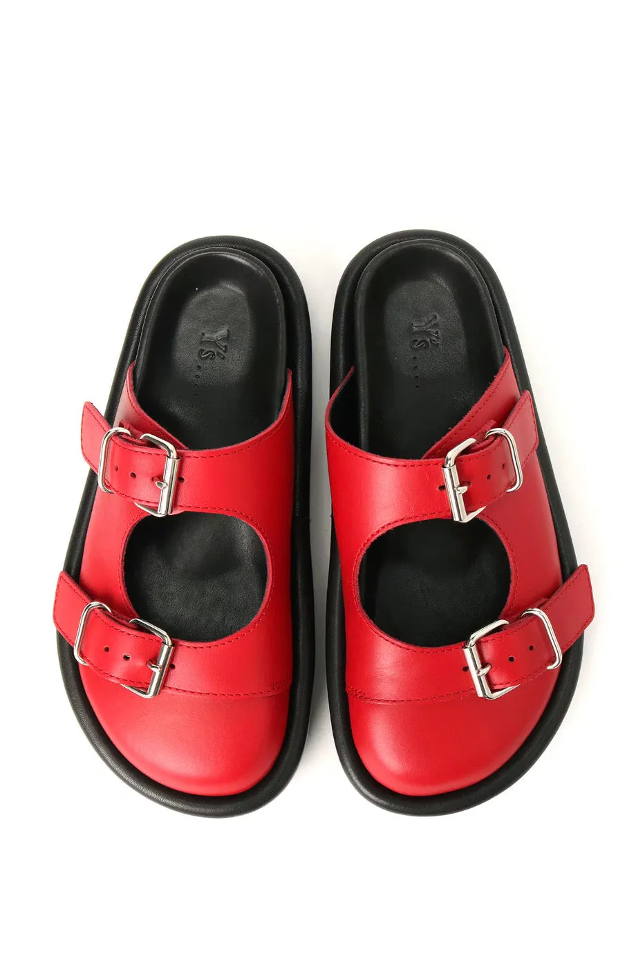 Belted Sandal Red