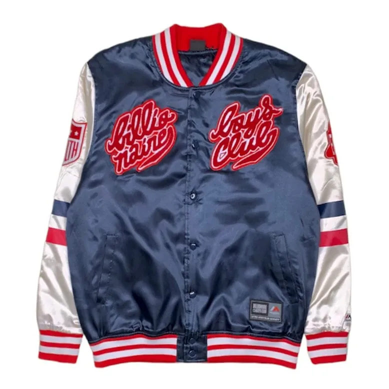 Billionaire Boys Club Majestic EVA Stadium Jacket (Navy) - EUSP16023