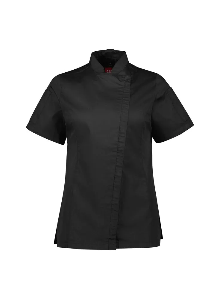 Biz Collection Womens Alfresco Short Sleeve Chef Jacket (CH330LS)