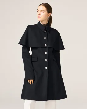 Black Cape Coat