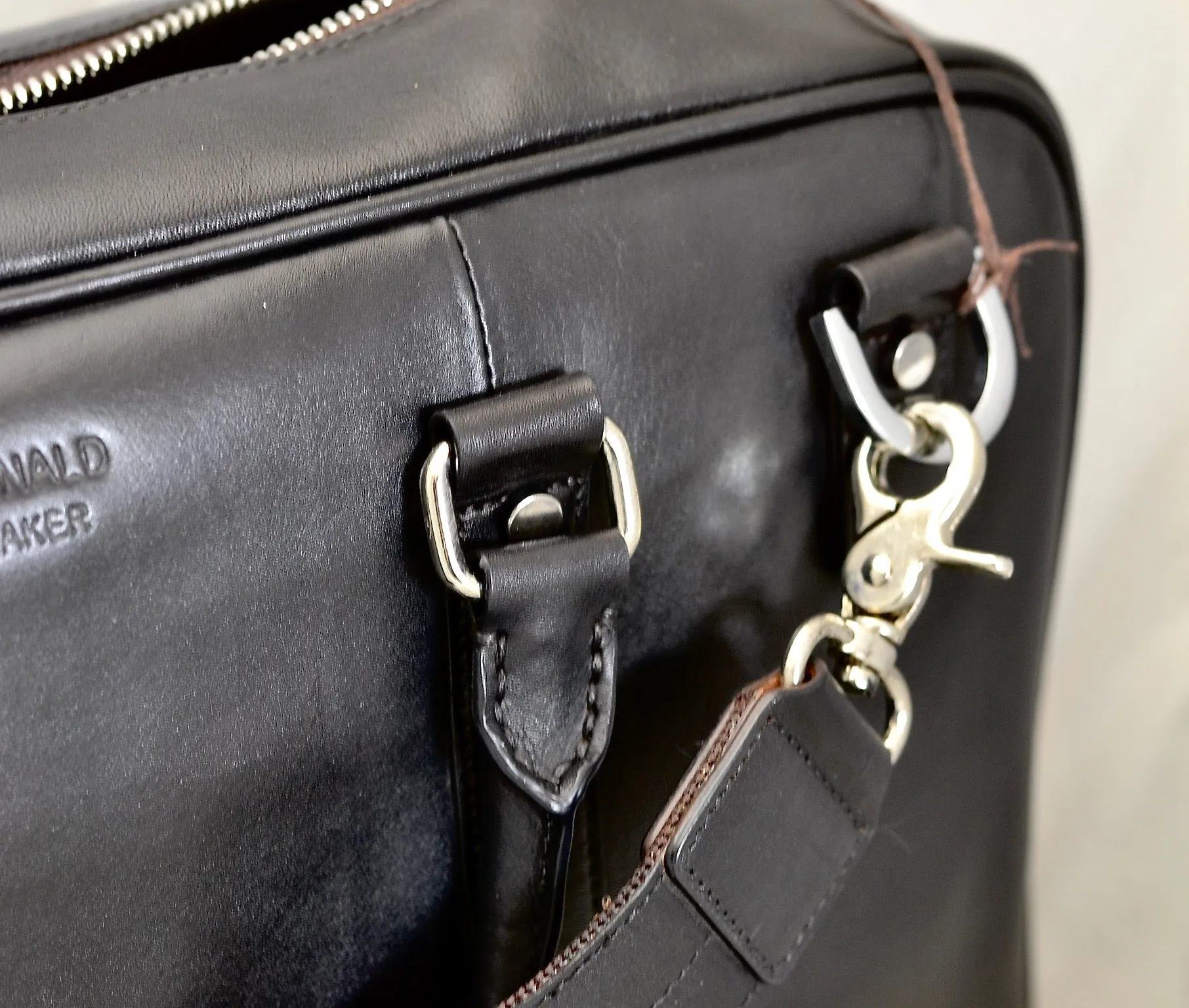 Briefcase | Black calf