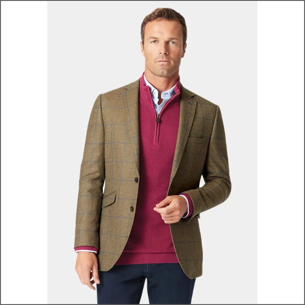 Brook Taverner Breedon Pure New Wool Check Jacket<><>