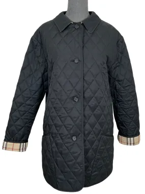 Burberry London Diamond Quilted Jacket Size M