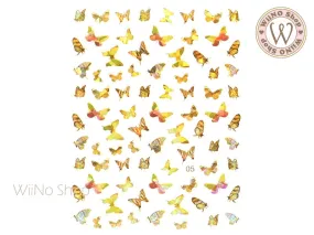 Butterfly Holographic Adhesive Nail Art Sticker - 1 pc (WB05)