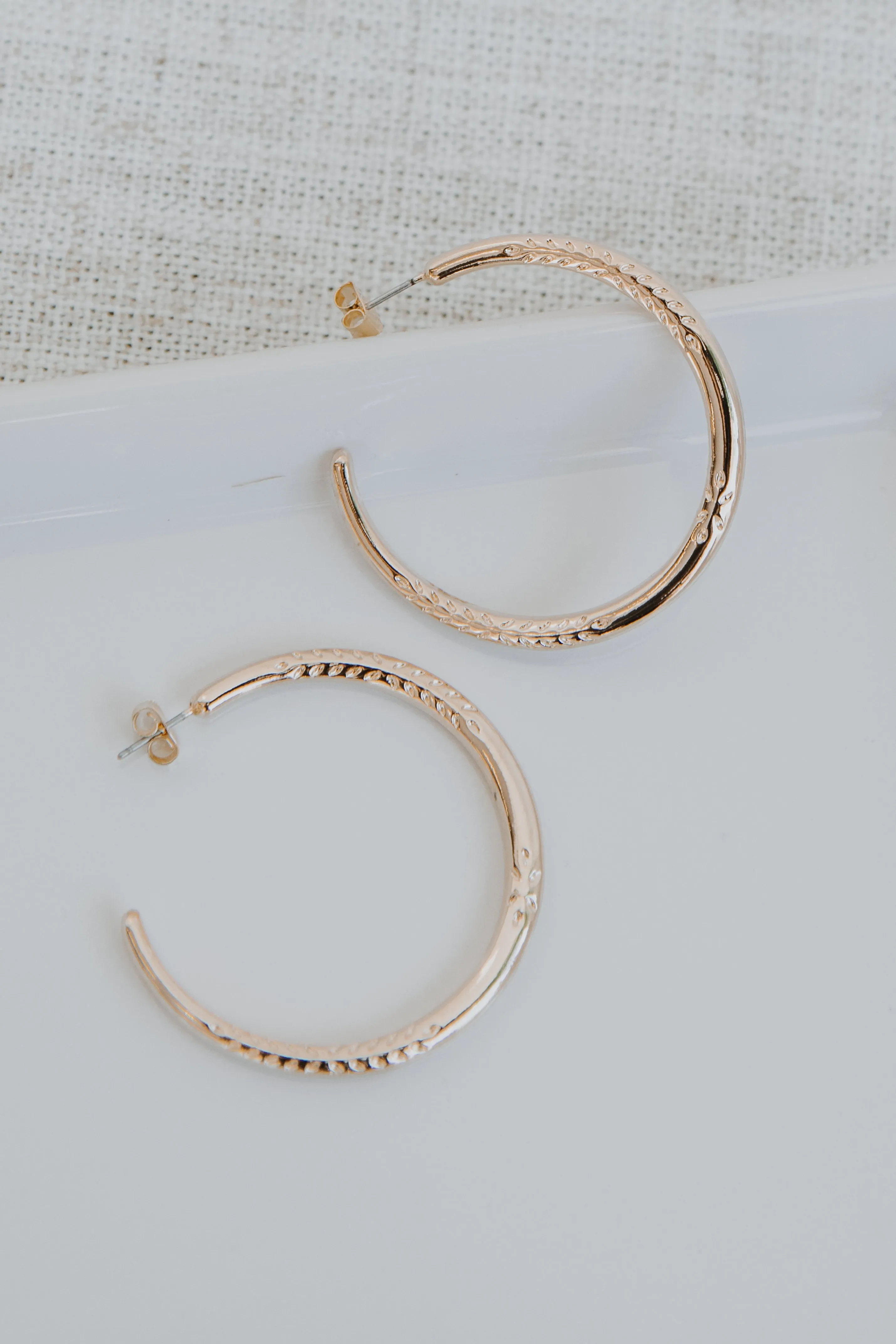 Camryn Gold Hoop Earrings