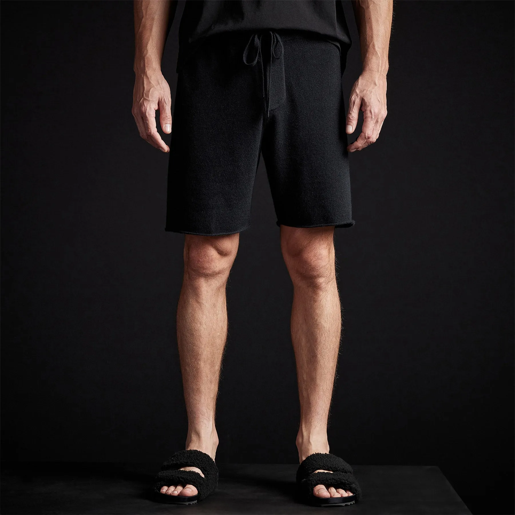 Cashmere Lounge Short - Black