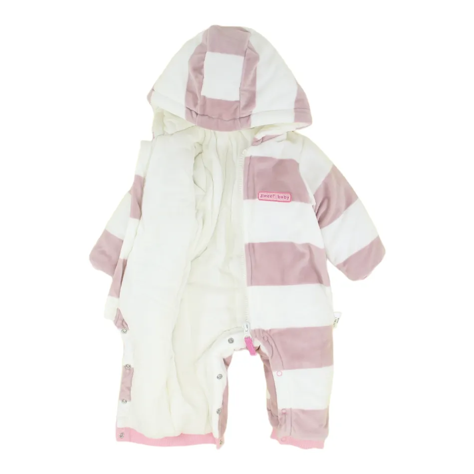 Catasy Striped Snowsuit - Stars