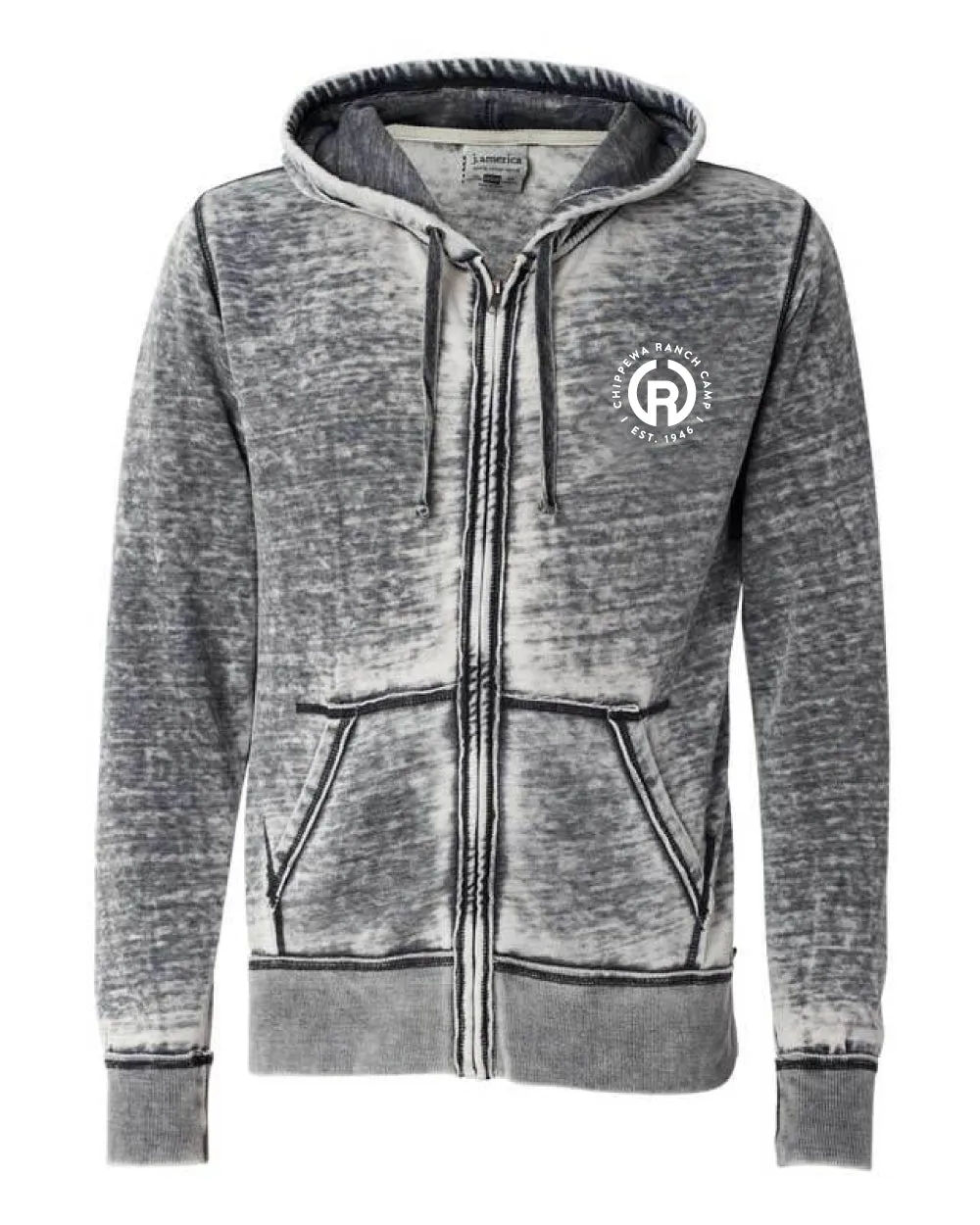 Chippewa Ranch Camp Zen Zip Hoodie