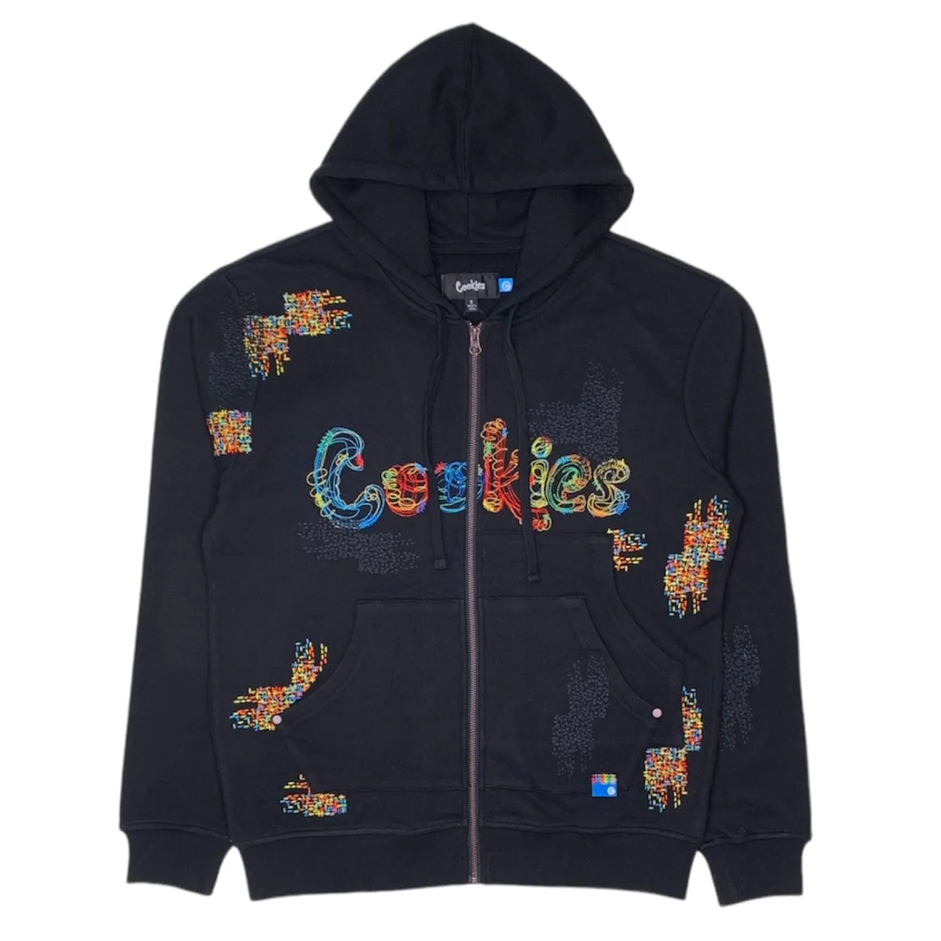 Cookies Anthem Fleece Zip Hoodie (Black) 1565H6812