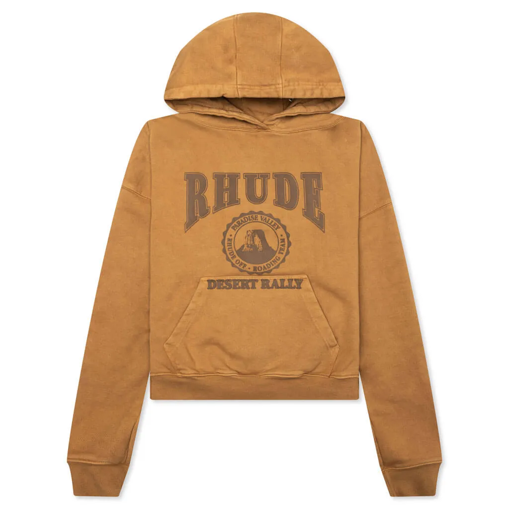 Cropped Desert Valley Hoodie - Camel