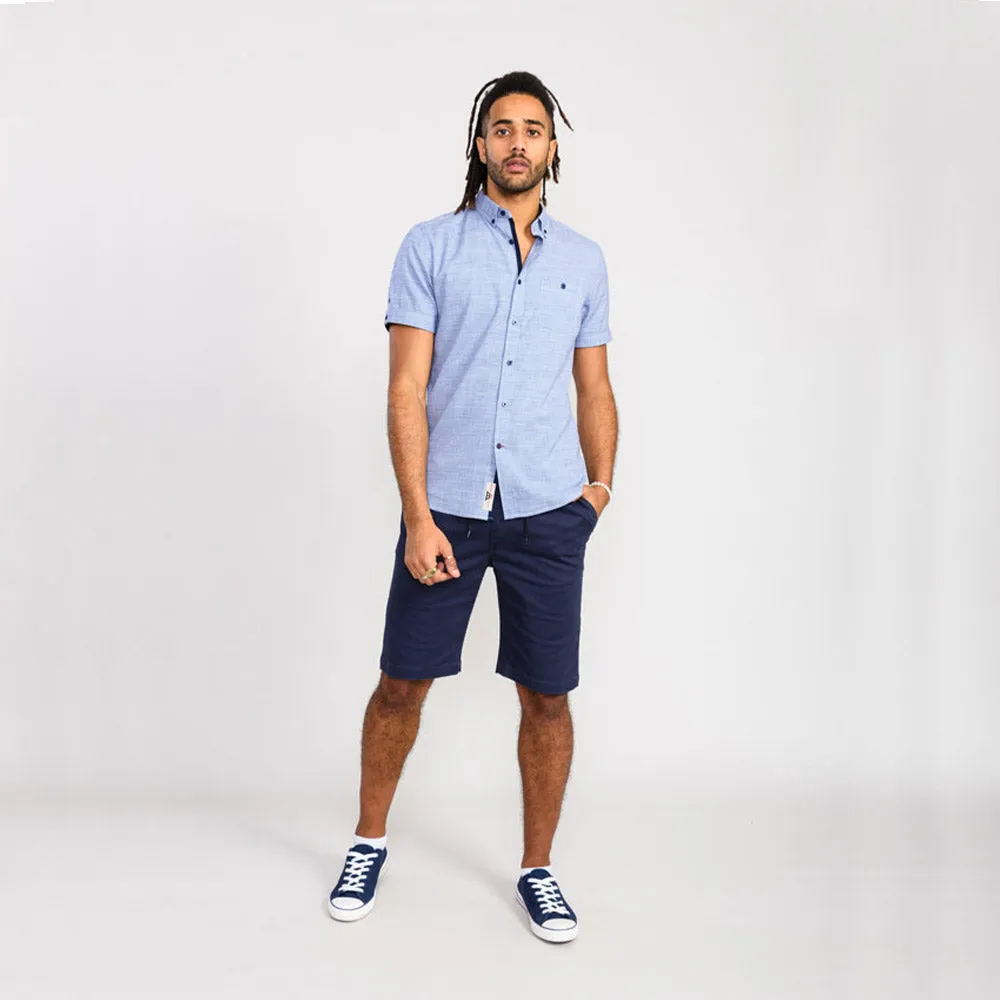 D555 Short Sleeve Shirt - Blue