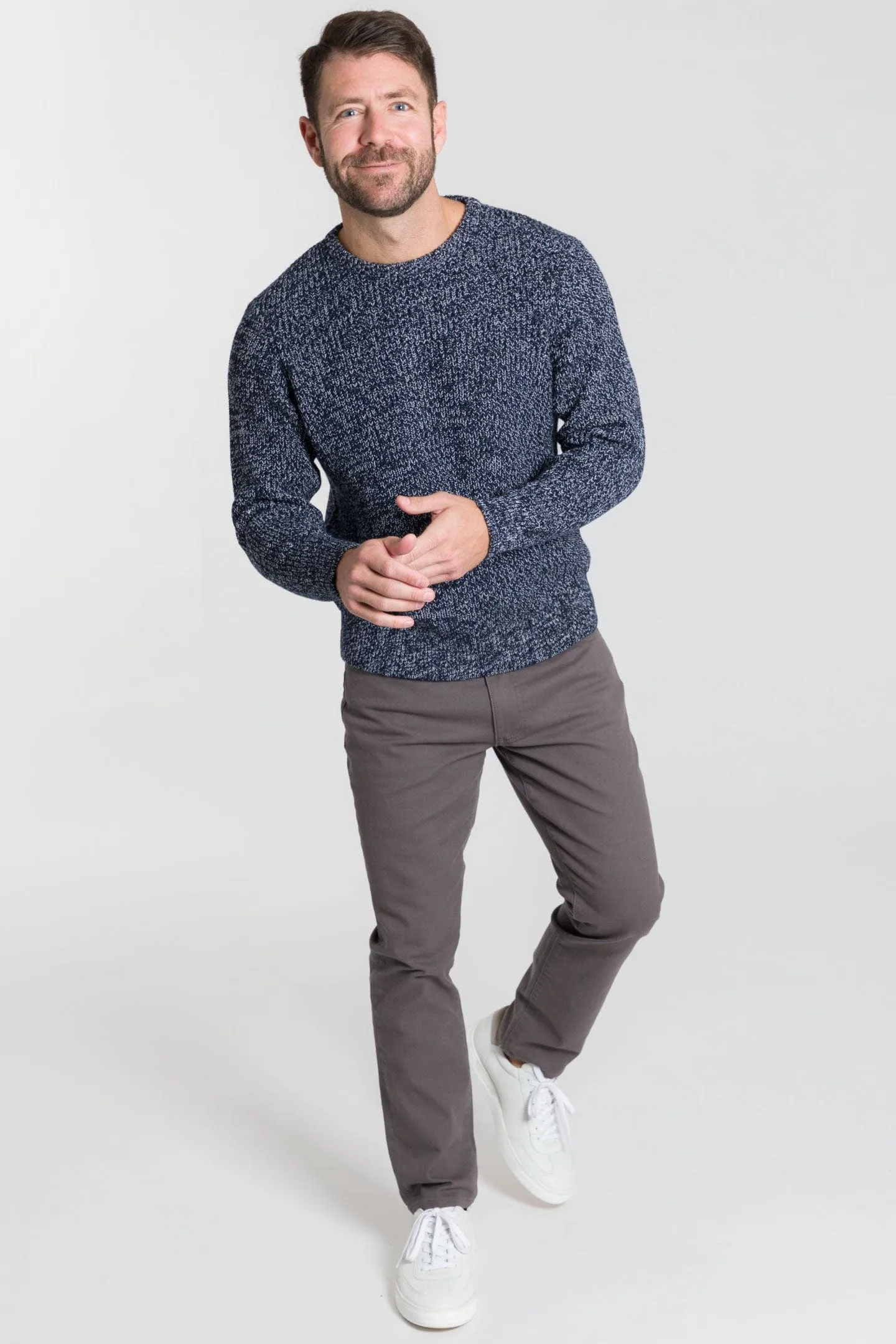 Deep Navy Knit Sweater