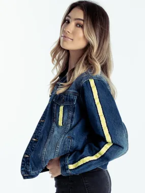 Delilah Denim Jacket Yellow