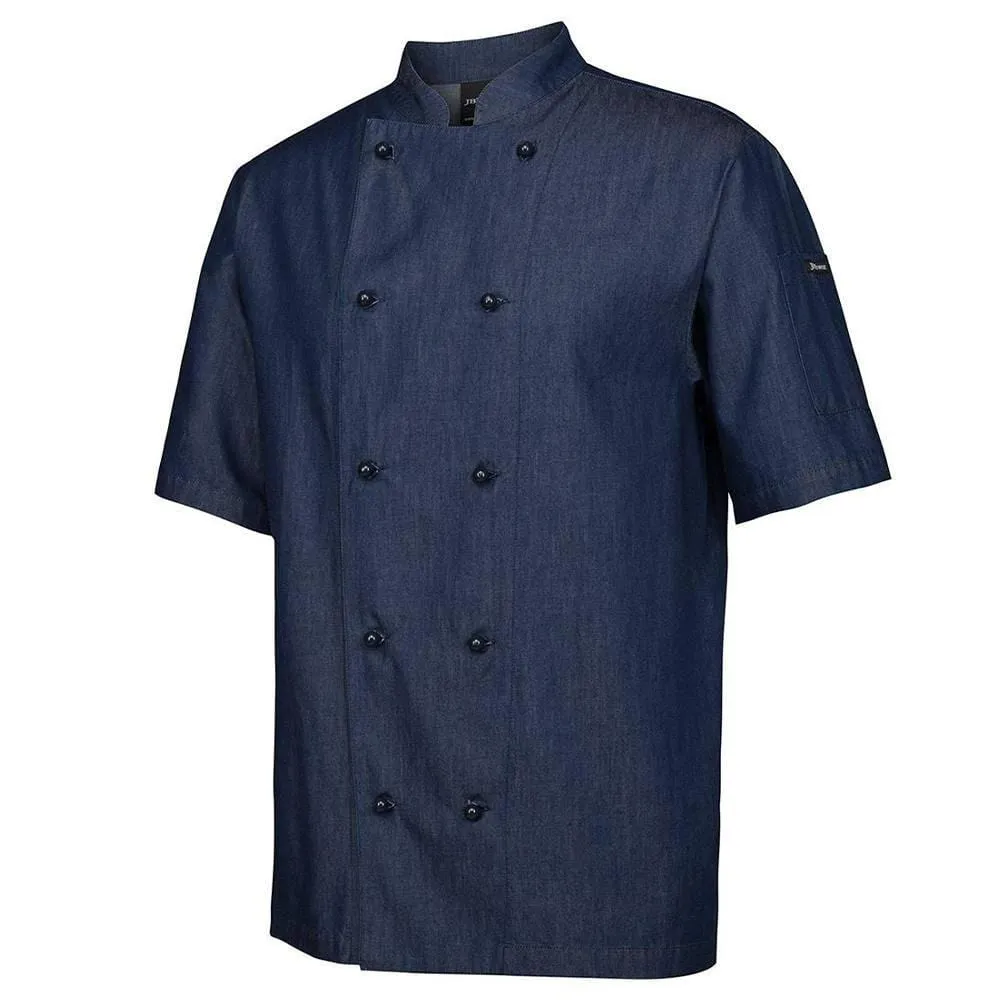 Denim Short Sleeve Chef’s Jacket