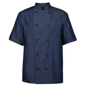 Denim Short Sleeve Chef’s Jacket