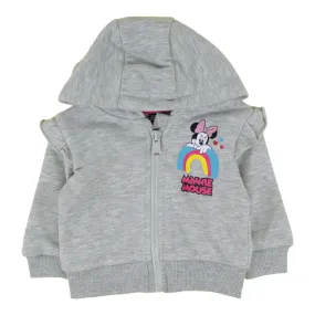 Disney Terry Zip Up Hooded Jacket - Rainbow Minnie