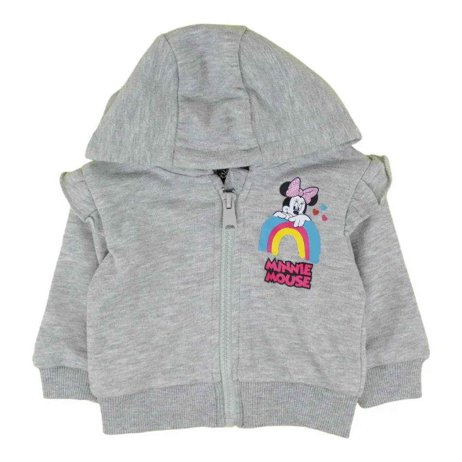 Disney Terry Zip Up Hooded Jacket - Rainbow Minnie