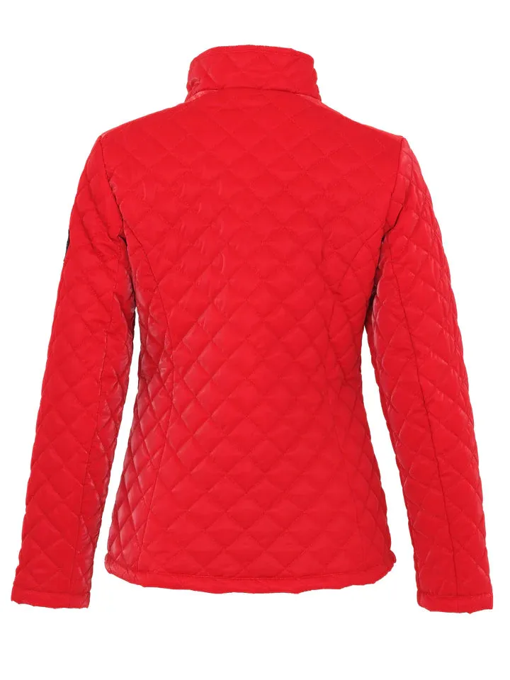 Dolcezza Quilted Jacket 73812 - High Shine Red