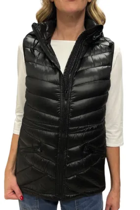 Down Filled Puffer Vest | Black