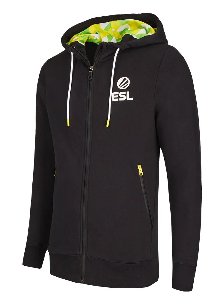 ESL Premium Zip Up Hoodie Black