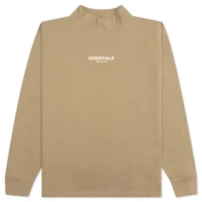 Essentials Relaxed Mockneck - Oak