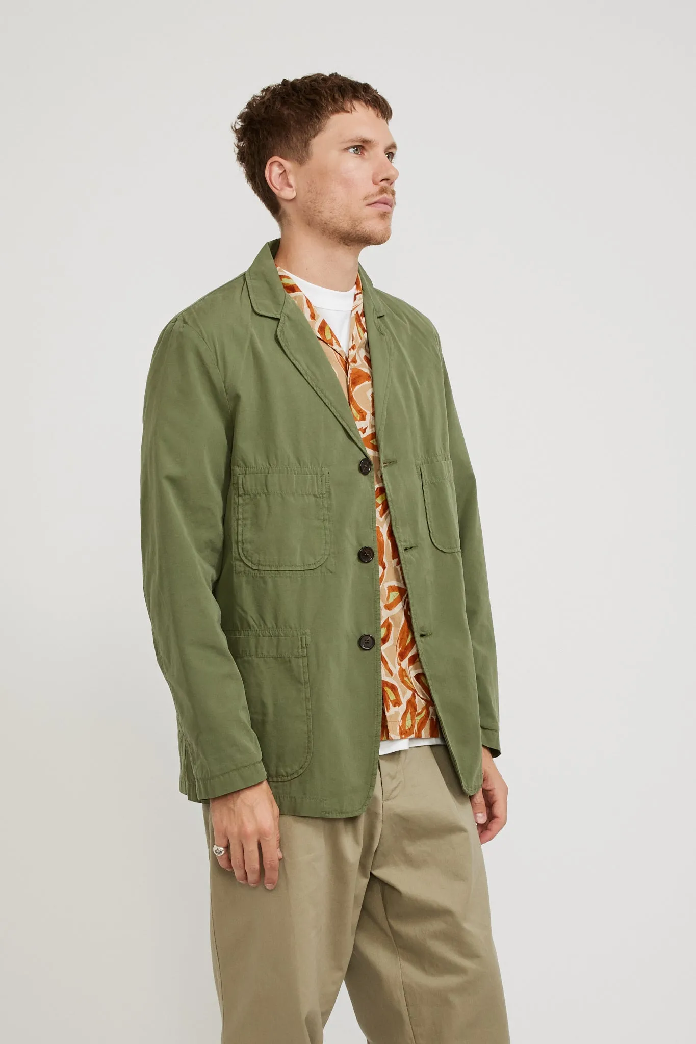 Five Pocket Jacket Birch Summer Canvas