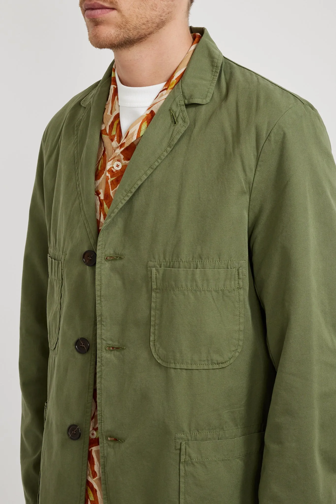 Five Pocket Jacket Birch Summer Canvas