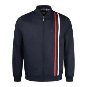 Gabicci Vintage Griffin Bomber Jacket Navy