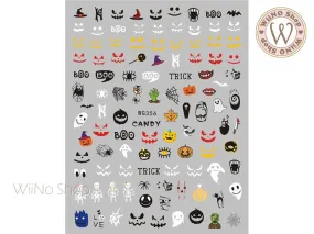 Halloween Adhesive Nail Art Sticker - 1 pc (WG356)