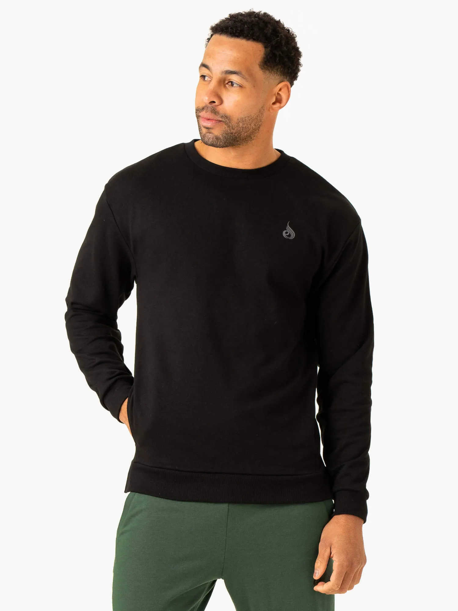 Heritage Crew Neck - Black