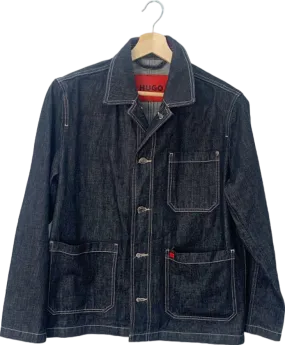 Hugo Dark Blue Japanese Denim Jacket UK L