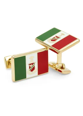 Kappa Sigma Gold Plated Flag Cufflinks