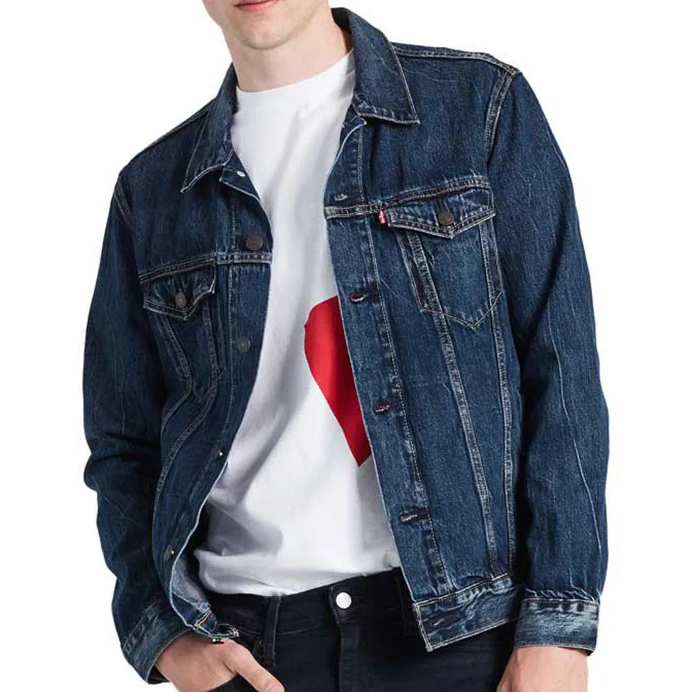 Levi's Men's Trucker Denim Jacket - Palmer Dark Blue