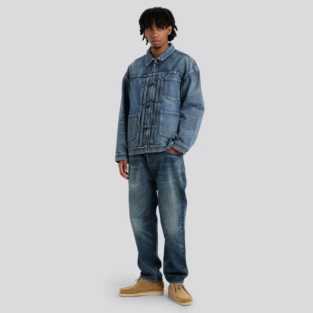 MADNESS MADNESS DENIM KUNG FU JACKET-INDIGO