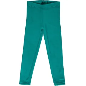 Maxomorra Lagoon Velour Leggings