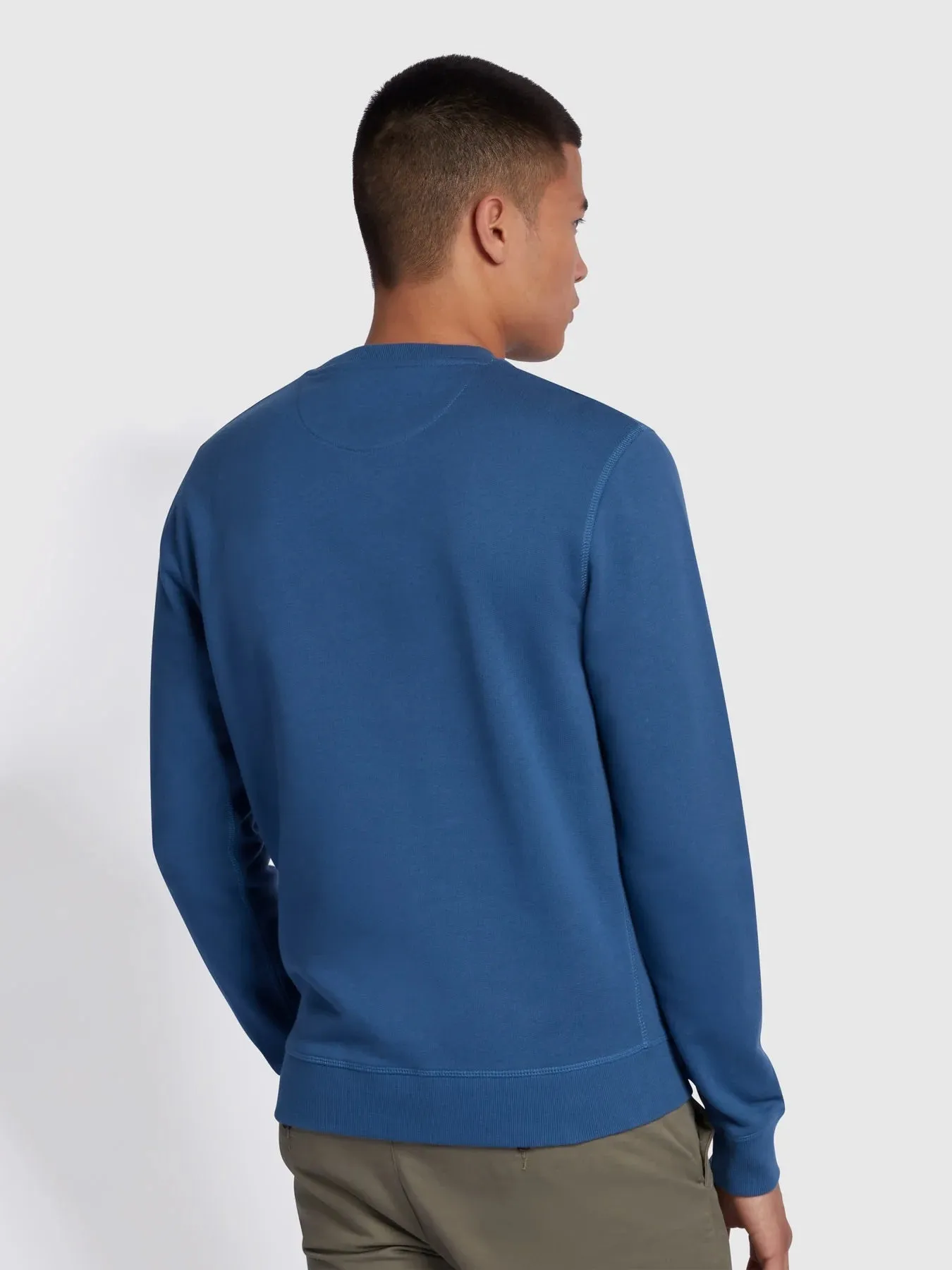 Mens Farah 'Tim' Crew Neck Sweatshirt Jumper